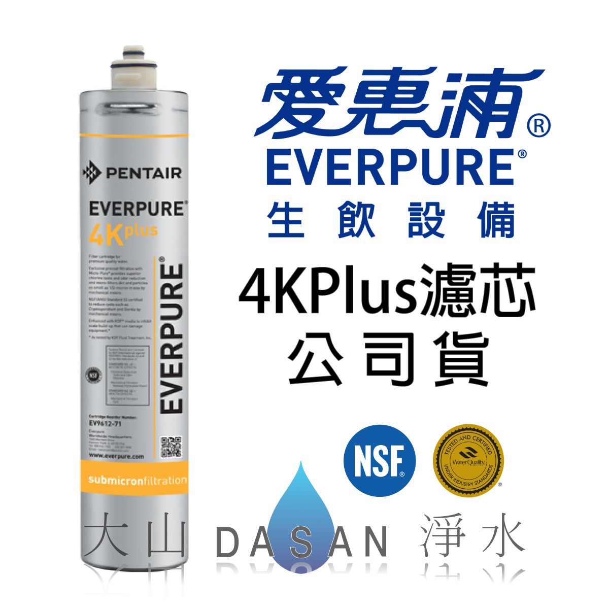 大山淨水愛惠浦EVerpure4Kplus