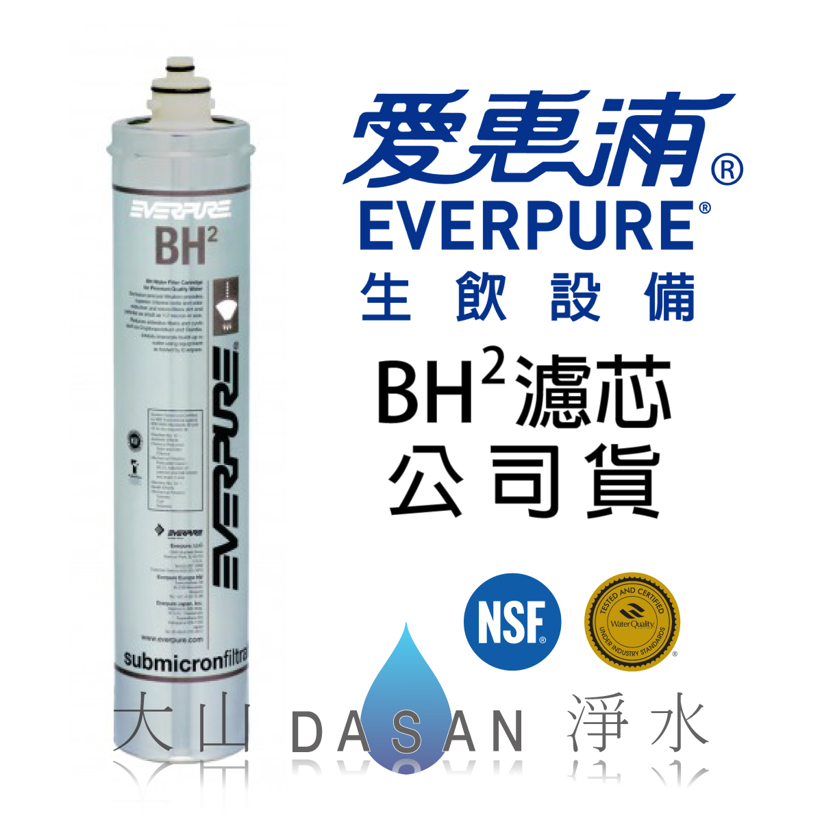 大山淨水愛惠浦EverpureBH2
